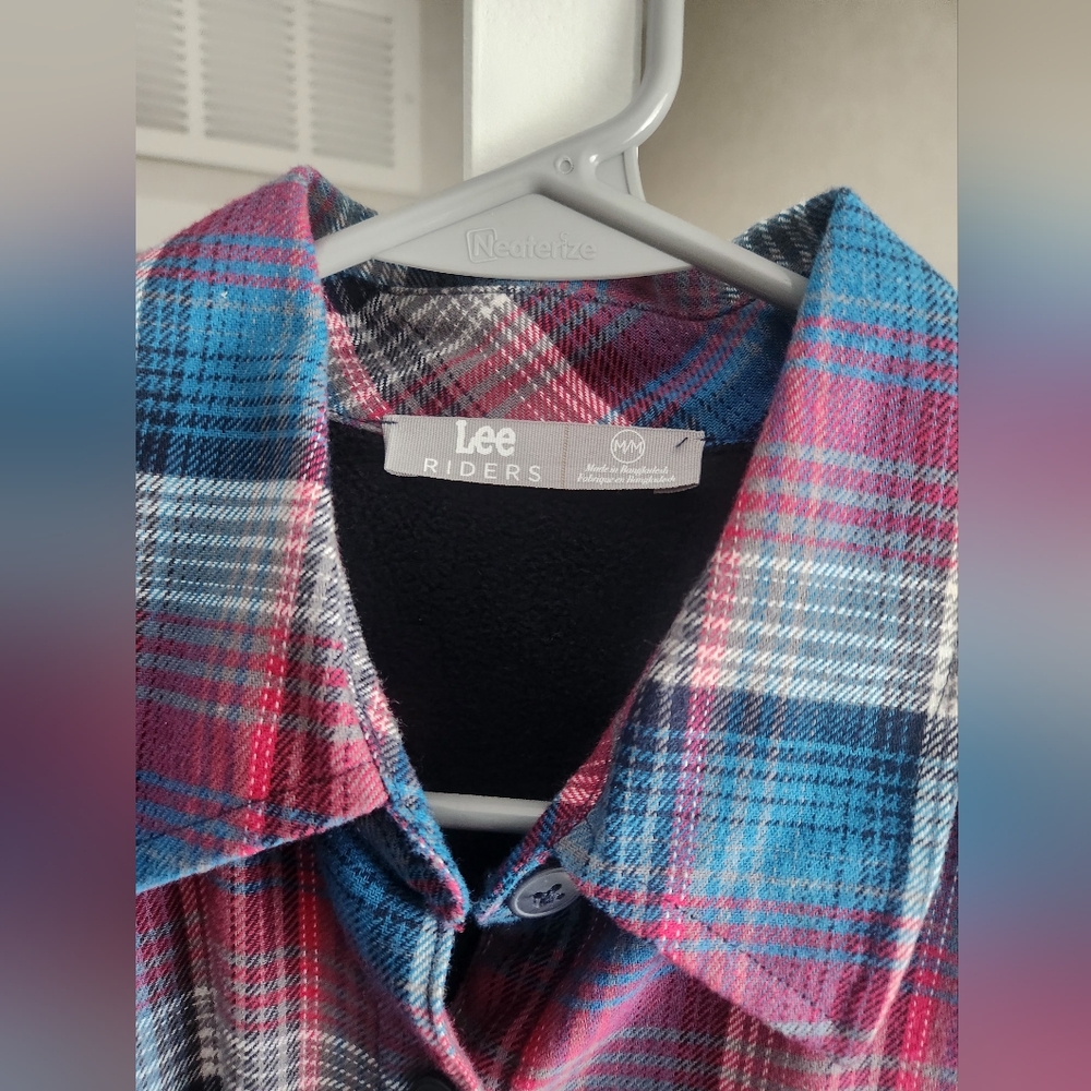 Women's Lee Riders Colorful Plaid Shirt
